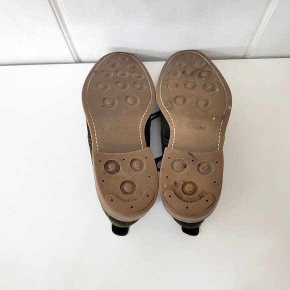 Loake Green Suede Chukka Boots Mens US Size 9 UK Size 8 1/2 Leather Sole Made In - Picture 8 of 8